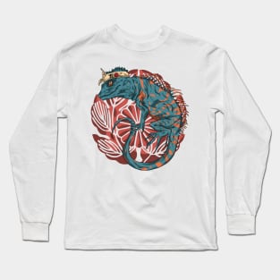 Shirei kan iguana Long Sleeve T-Shirt